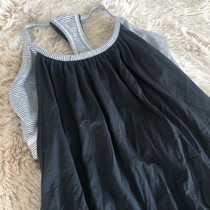 Lululemon No Limits tank and bra combo top
